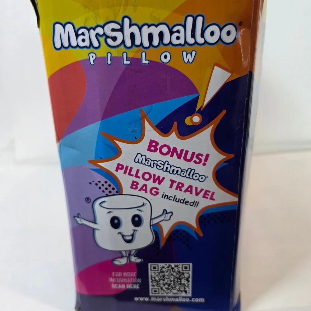 Marshmalloo Pillow Standard Size Soft Cooling Luxury Shredded Foam Bed Pillow